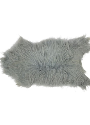 Islandsk Lammeskind | Indfarvet | 90 + cm Silver