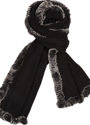 Scarlet Tørklæde  Sort / Sort