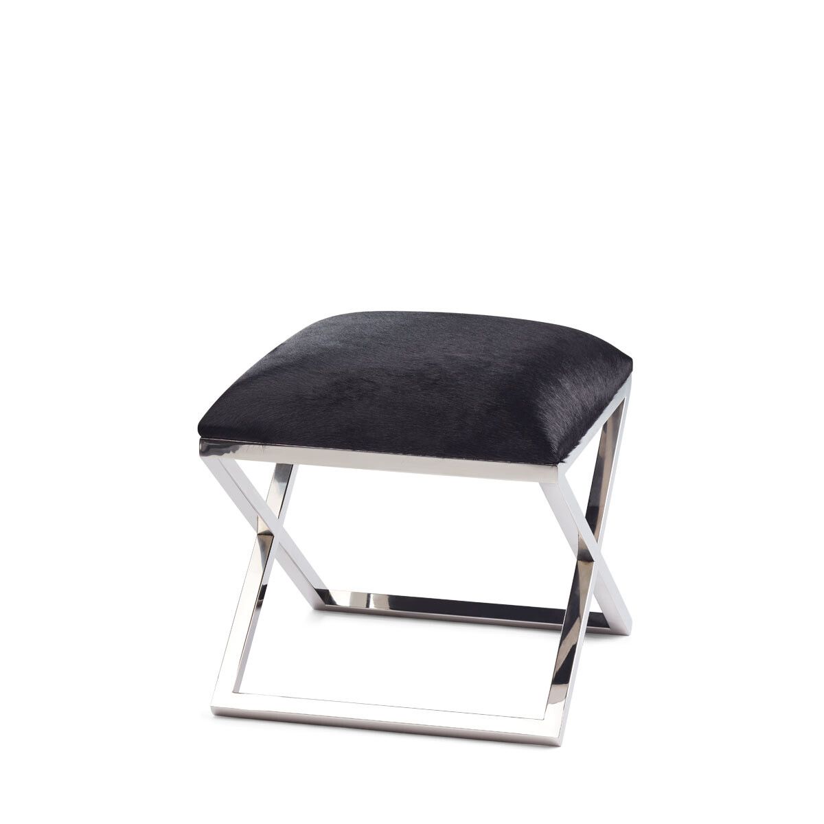 Skammel | Koskind | 45x45x45 cm Dybsort