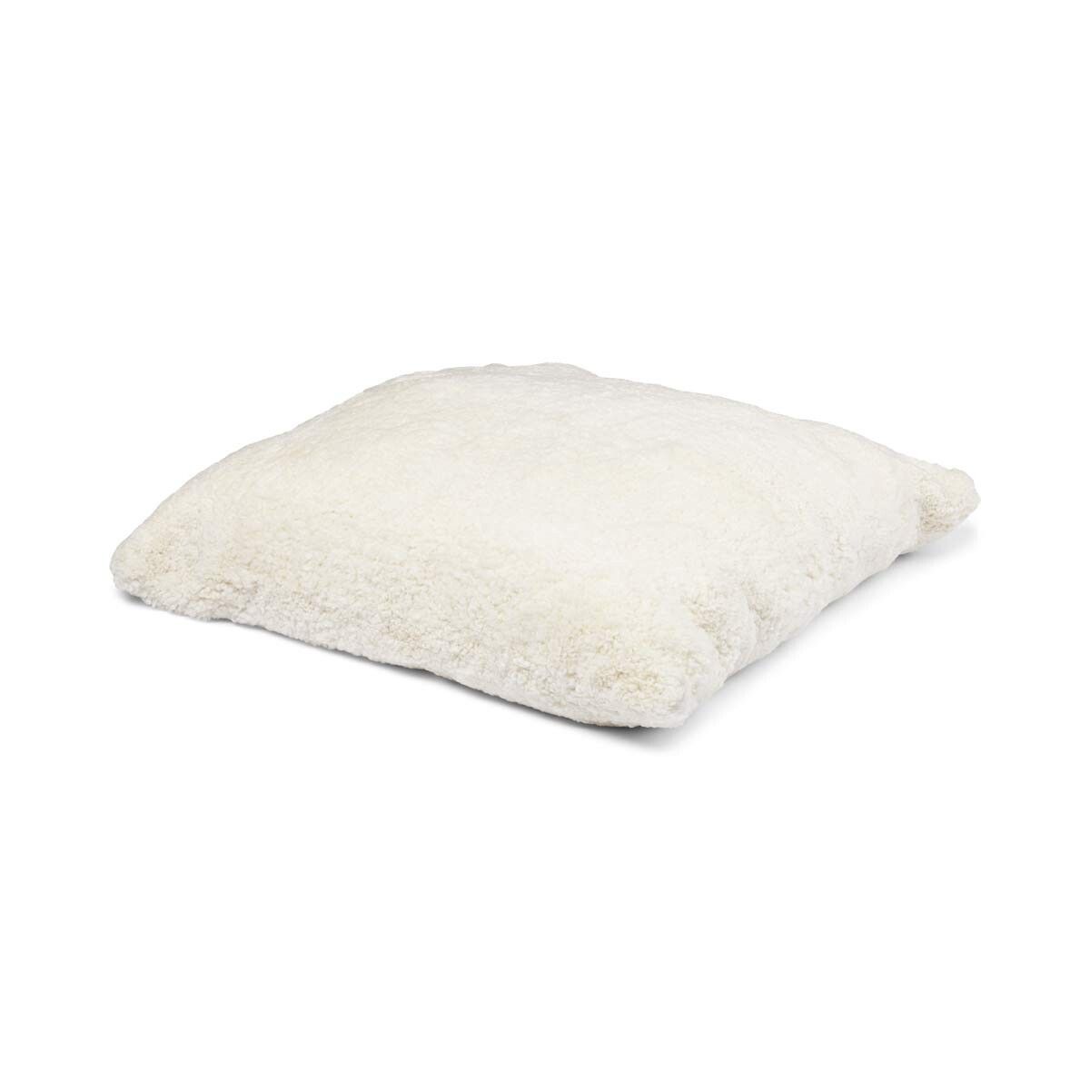 Maxi Float Pude | Korthåret | New Zealand | Dobbeltsidet | 90x90 cm