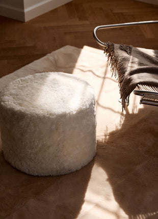 Puf | Korthåret | New Zealand | 41x31 cm Koksgrå