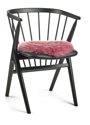 Sædehynde | Lammeskind | Langhåret | D38 cm Malaga Pink