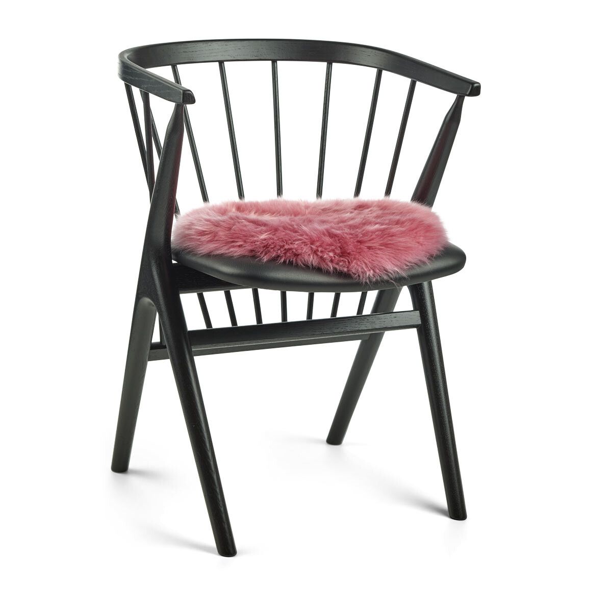 Sædehynde | Langhåret | New Zealand | Ø38 cm Malaga Pink