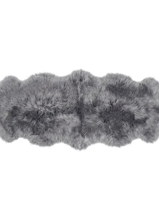 Fellvang Dobbelt Lammeskind | Langhåret | New Zealand | 160x60 cm Kul