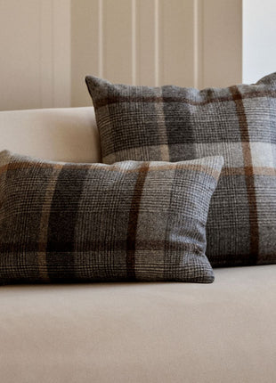 Dobbeltsidet pude | 34x52 cm Kakao - Mørkebrun