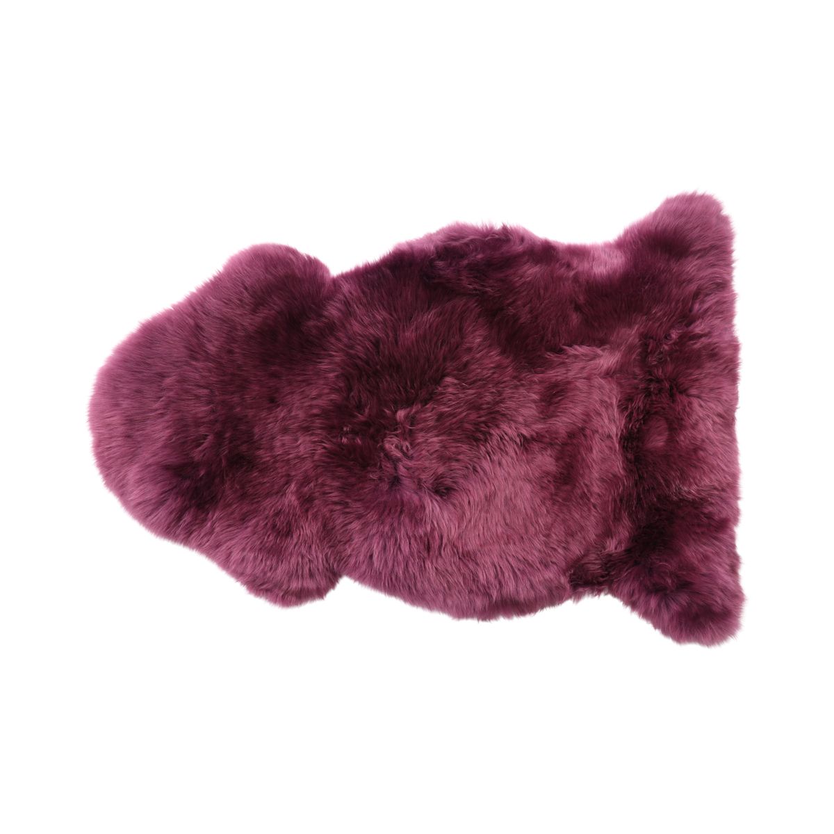 Lammeskind | Langhåret | 90+cm Aubergine