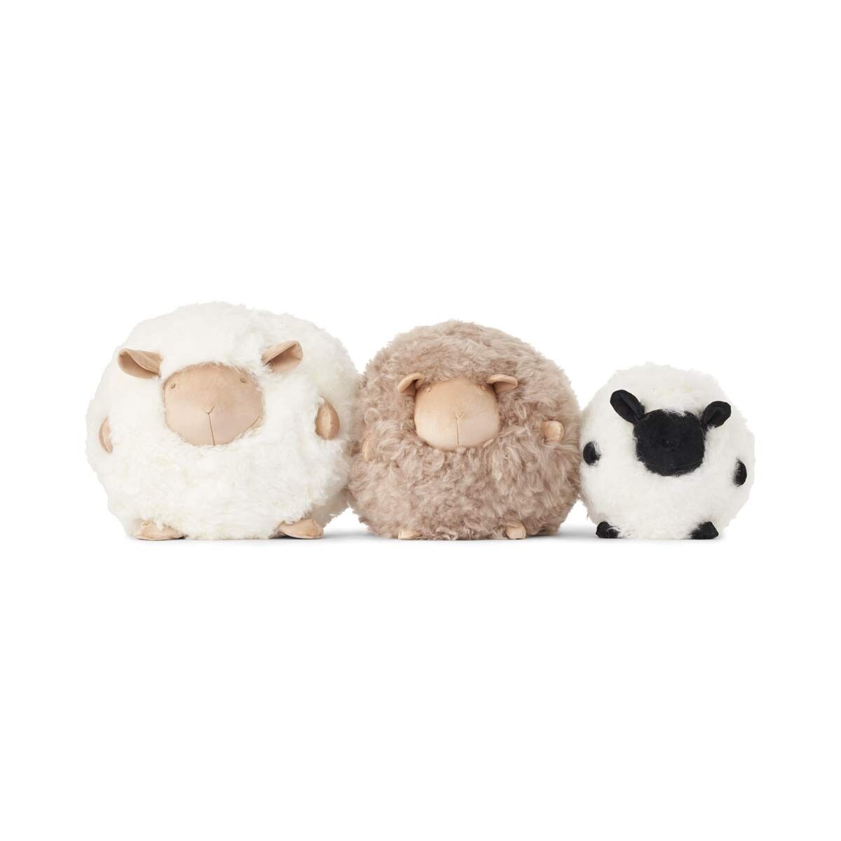 Cute Sheep | Korthåret | Ø26 cm Beige/Hvid