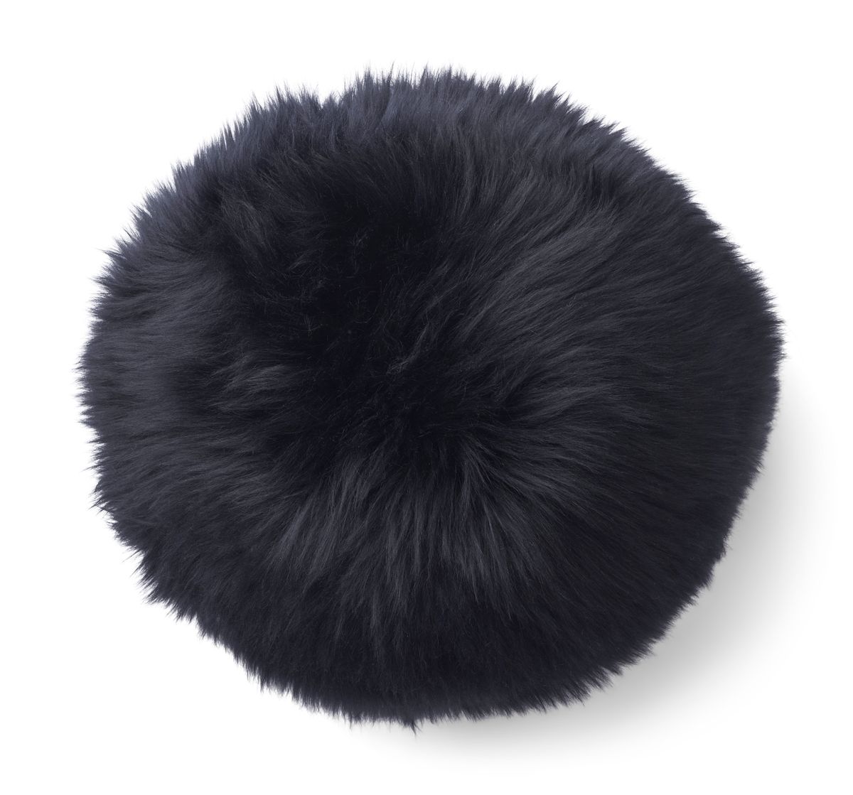 Angelite pude | Langhåret | New Zealand | Ø25/30/35 Sort