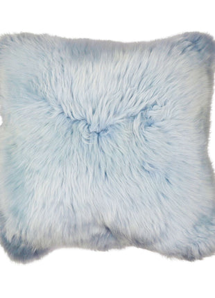 Lammeskindspude | Langhåret | New Zealand |  50x50 cm Blågrå