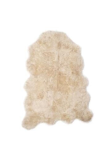 Lammeskindstæppe | Langhåret |104x150 cm