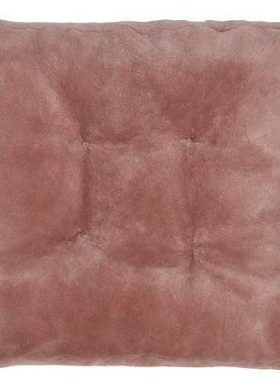 Sædehynde | Lammeskind | Moccasin | Korthåret | 45x45 cm Lys Lilla