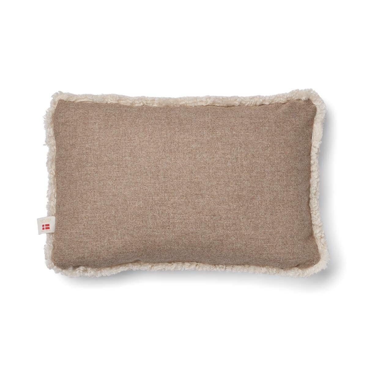 Classic Collection | Uldpude | Korthåret | 52x52 cm | 34x52 cm Beige/Pearl