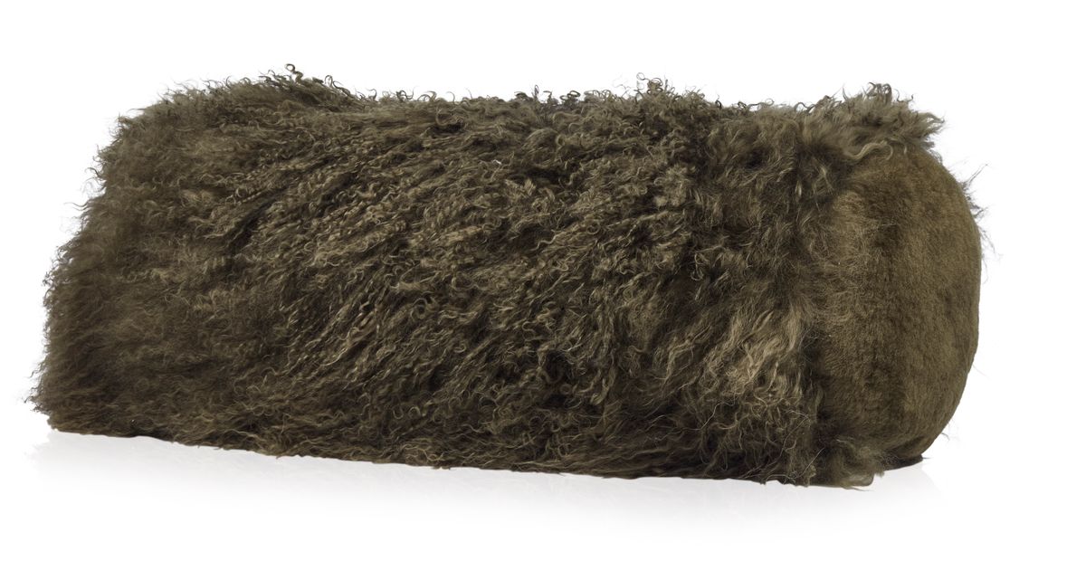 Bolsterpude | Krøllet | Tibet | Ø20xL52 cm 