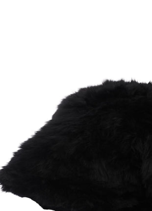 Alpaka Pude | Alpaka Uld | Korthåret | Dobbeltsidet Sort