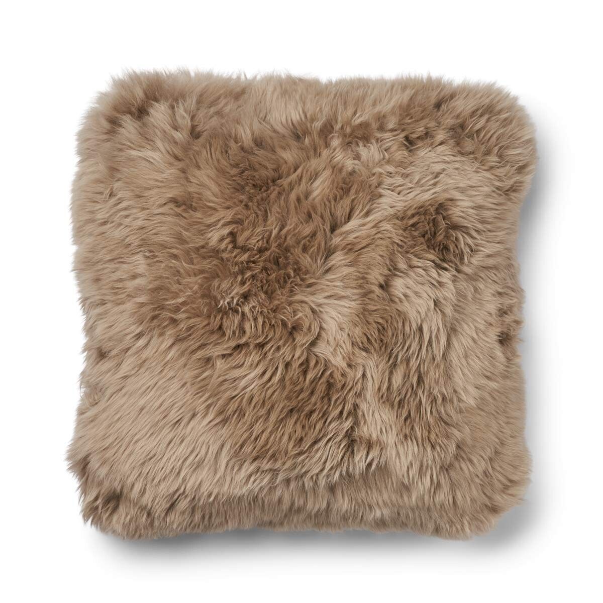 Classic Collection | Uldpude | Langhåret | 52x52 cm | 34x52 cm Beige/Taupe