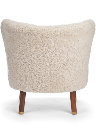 Emil lænestol | Korthåret Beige