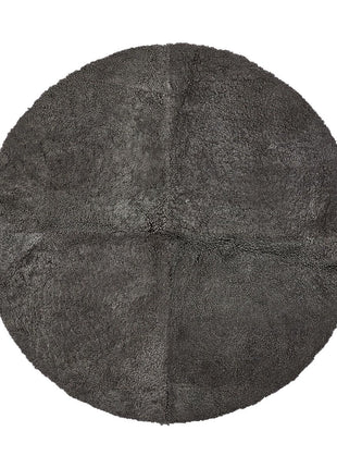 Gulvtæppe | Korthåret | New Zealand | Ø140 cm Grå