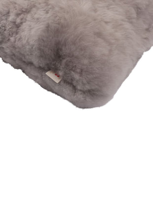 Alpaka Pude | Alpaka Uld | Korthåret | Dobbeltsidet Lysegrå