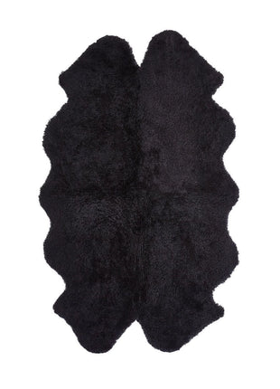 Gulvtæppe | Korthåret | New Zealand | 180x110 cm Sort