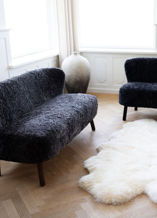 Emanuel 2 seater Sofa Koksgrå