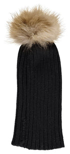 Sheila Hat Sort/Naturbrun