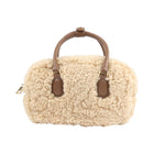 Chloe Bowlingtaske | Lammeskind Beige