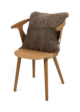 Lammeskindspude | Korthåret | New Zealand | 50x50 cm Lysebrun