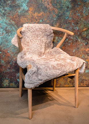 Merino Lammeskind | Korthåret | 90x55 cm Lysegrå