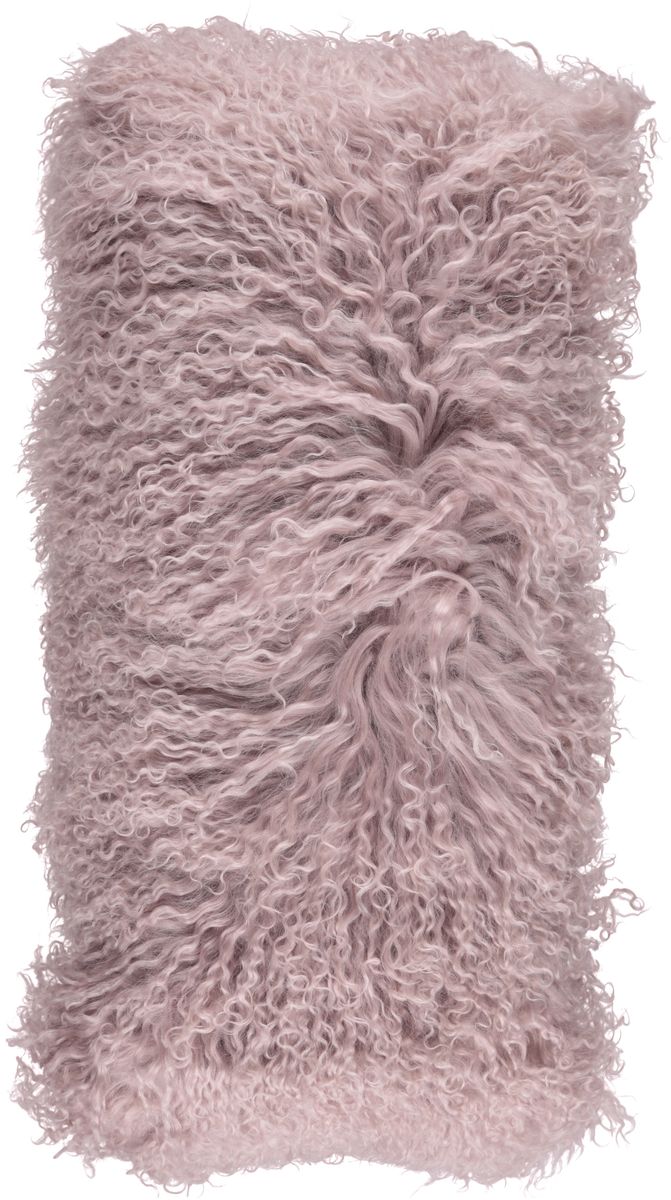 Lammeskindpude | Krøllet | Tibet | 28x56 cm Dove