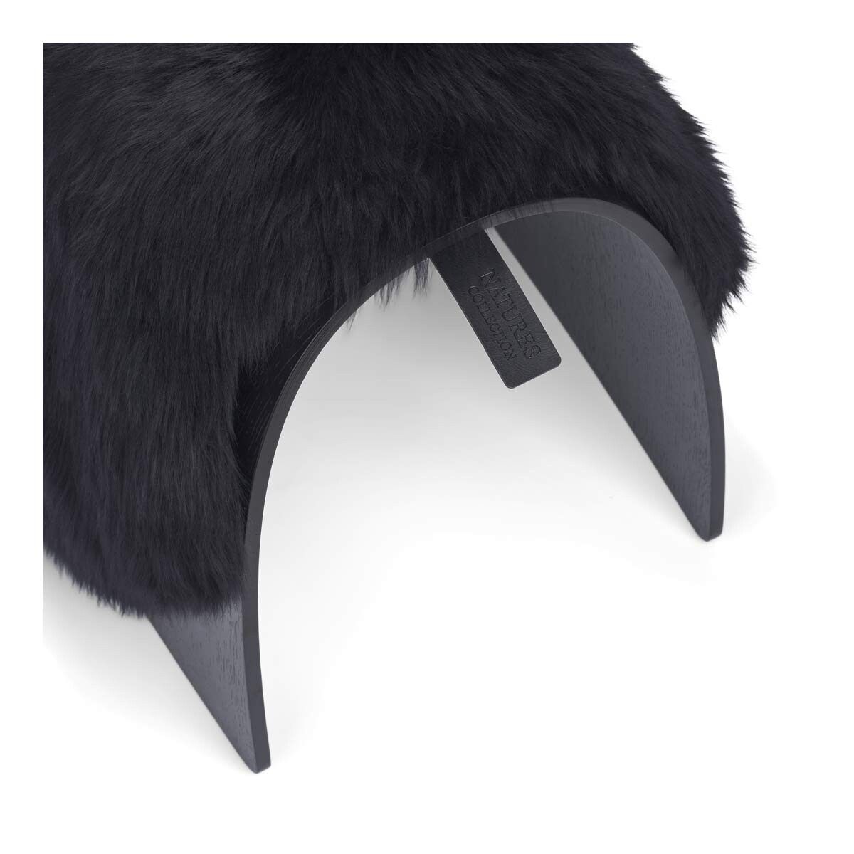 Sheep Stool cover | Langhåret | New Zealand Sort