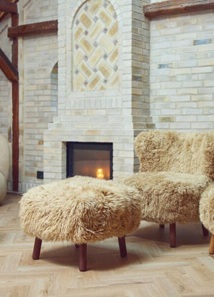 Emily fodskammel | Langhåret  Honning