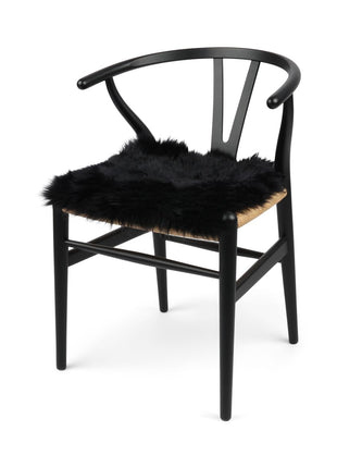 Sædehynde | Langhåret | New Zealand | 40x40 cm Sort