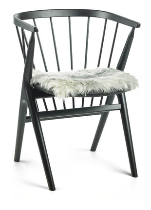 Sædehynde | Islandsk Lammeskind | Korthåret | 40x40 cm Naturgrå