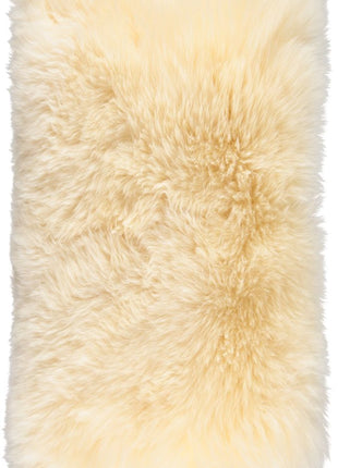 Lammeskindspude | Langhåret | 28x56 cm Honning