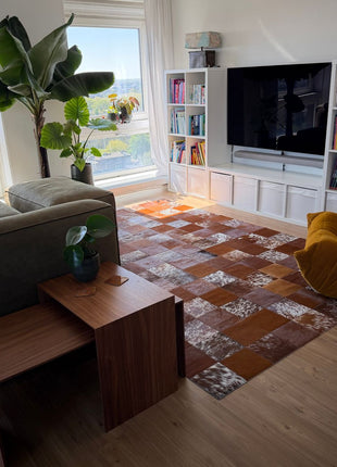 Design Gulvtæppe | Lissabon | Koskind Brun