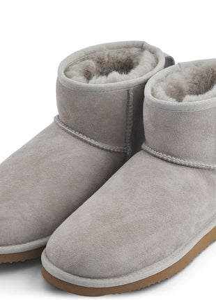 Bamsestøvler | Lammeskind Lysegrå