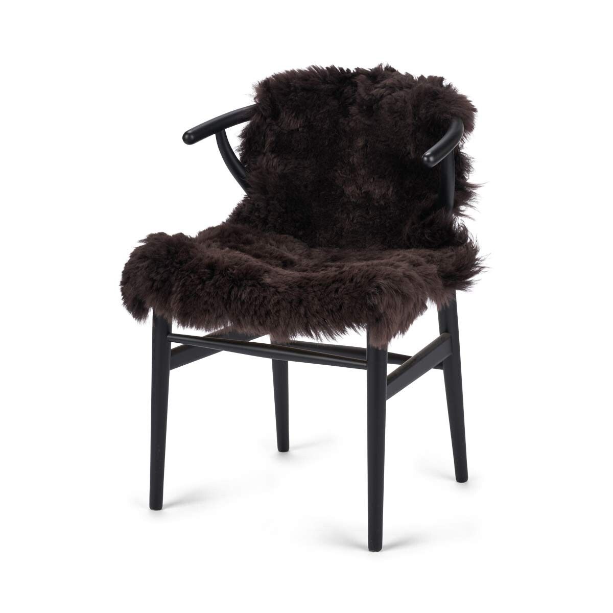 Lammeskind | Langhåret | 90+cm Chokolade