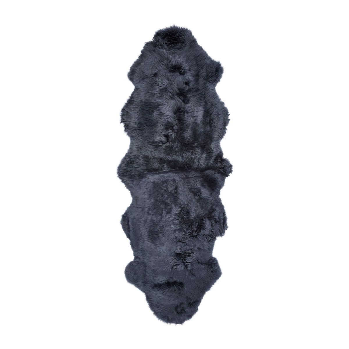 Lammeskind | Langhåret | New Zealand | 180x60 cm Marineblå