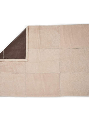 Addison Lammeskindstæppe | Double Face | Korthåret Brun / Beige