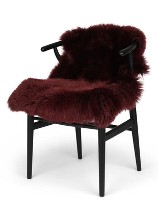 Lammeskind premium | Langhåret | New Zealand | 100x60 cm Vinrød 