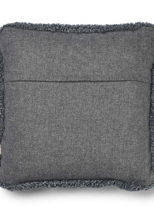 Lammeskindspude | Korthåret | 52x52 cm Grå / Lysegrå 