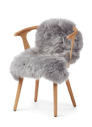 Lammeskind | Langhåret | New Zealand | 100x60 cm Lysegrå