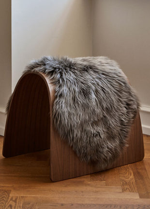 Betræk til skammel | Langhåret Sort