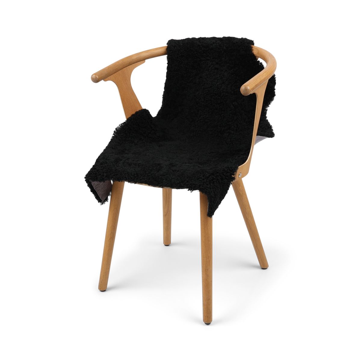 Lammeskind | Korthåret | New Zealand | 90x60 cm Sort