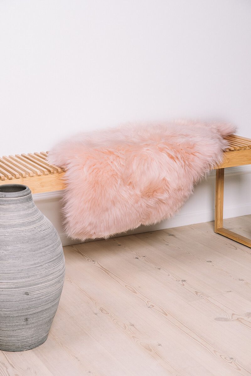 Lammeskind | Langhåret | 90+cm Fuchsia
