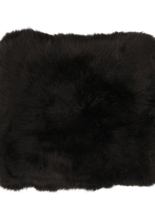 Sædehynde | Langhåret | New Zealand | Stofbagside | 40x40 cm Chokolade