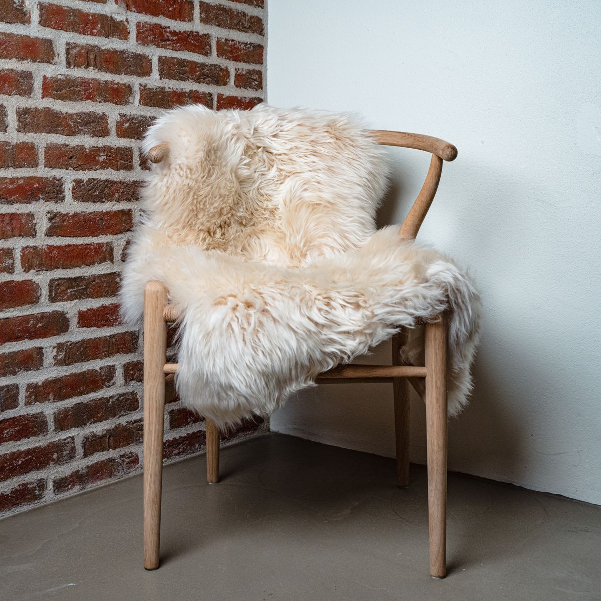 Lammeskind | Langhåret | New Zealand | 100x60 cm Beige
