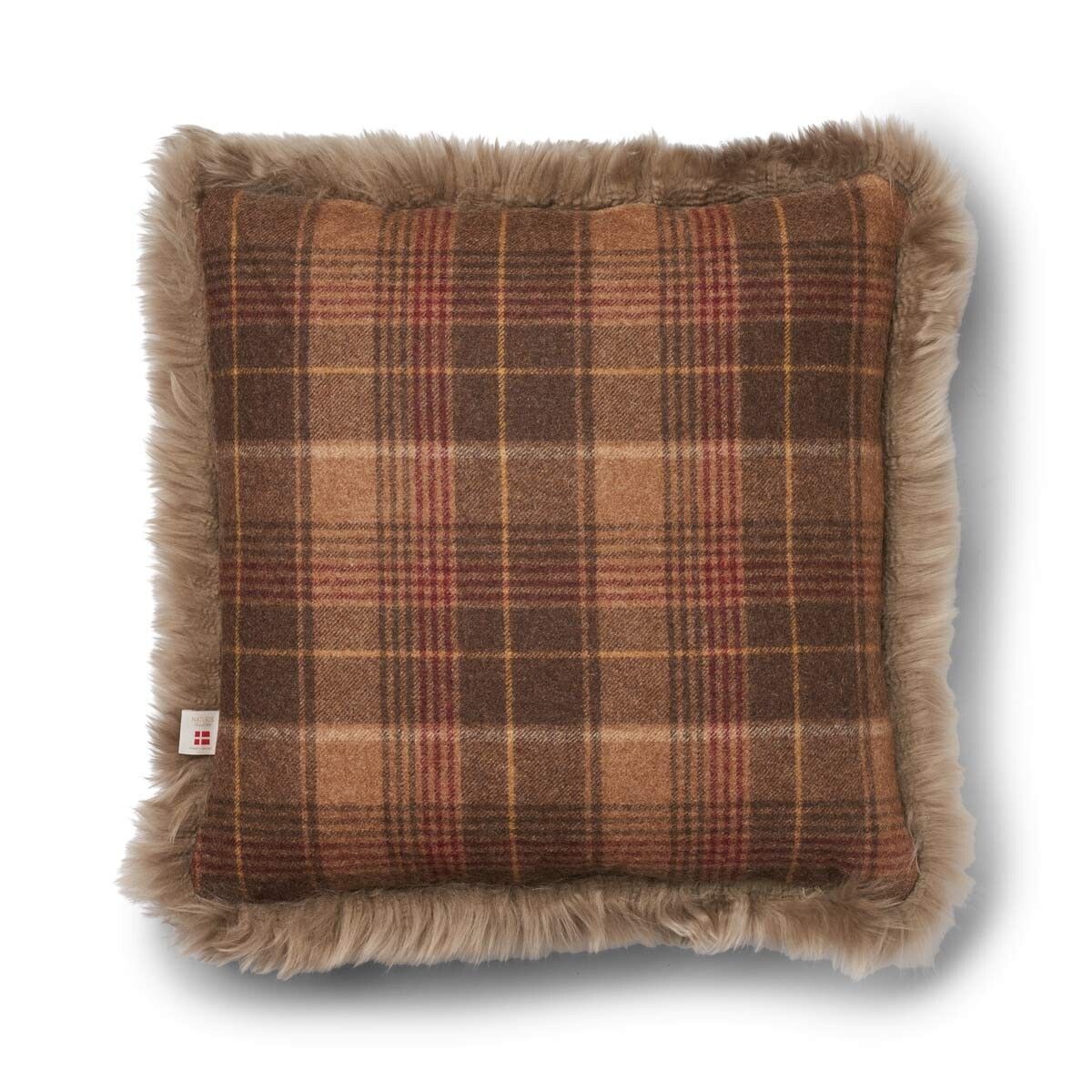 Checked Collection | Uldpude | Langhåret | 52x52 cm | 34x52 cm