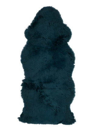 Lammeskind premium | Langhåret | New Zealand | 135x60 cm Blågrøn