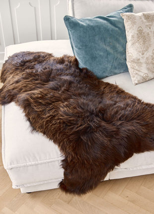 Lammeskind | Langhåret | 100-110 cm Naturbrun